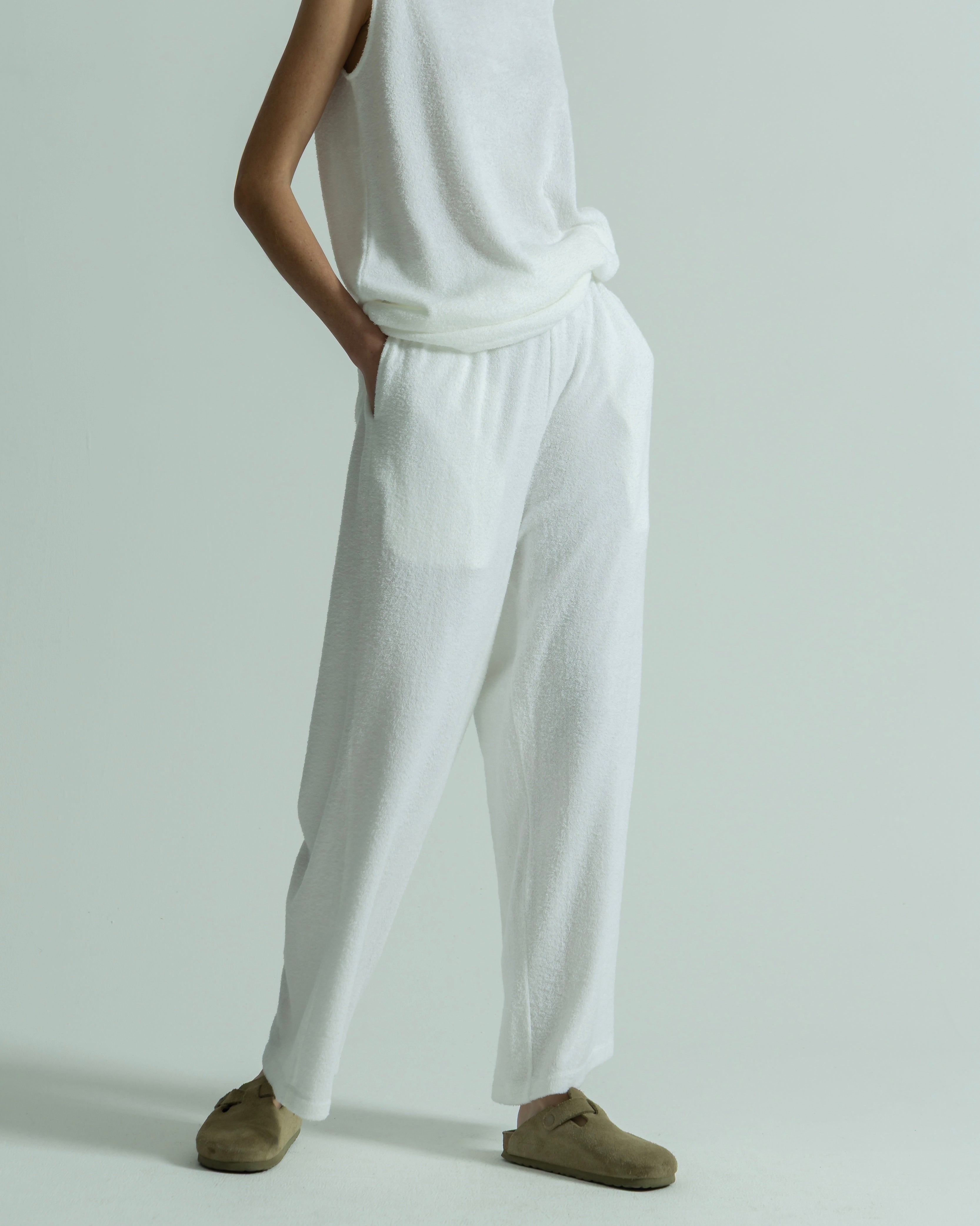 LOOP JERSEY CROPPED WIDE PANTS（ループジャージークロップドワイドパンツ）｜BIYOMA（ビヨーマ）OFFICIAL ONLINE STORE