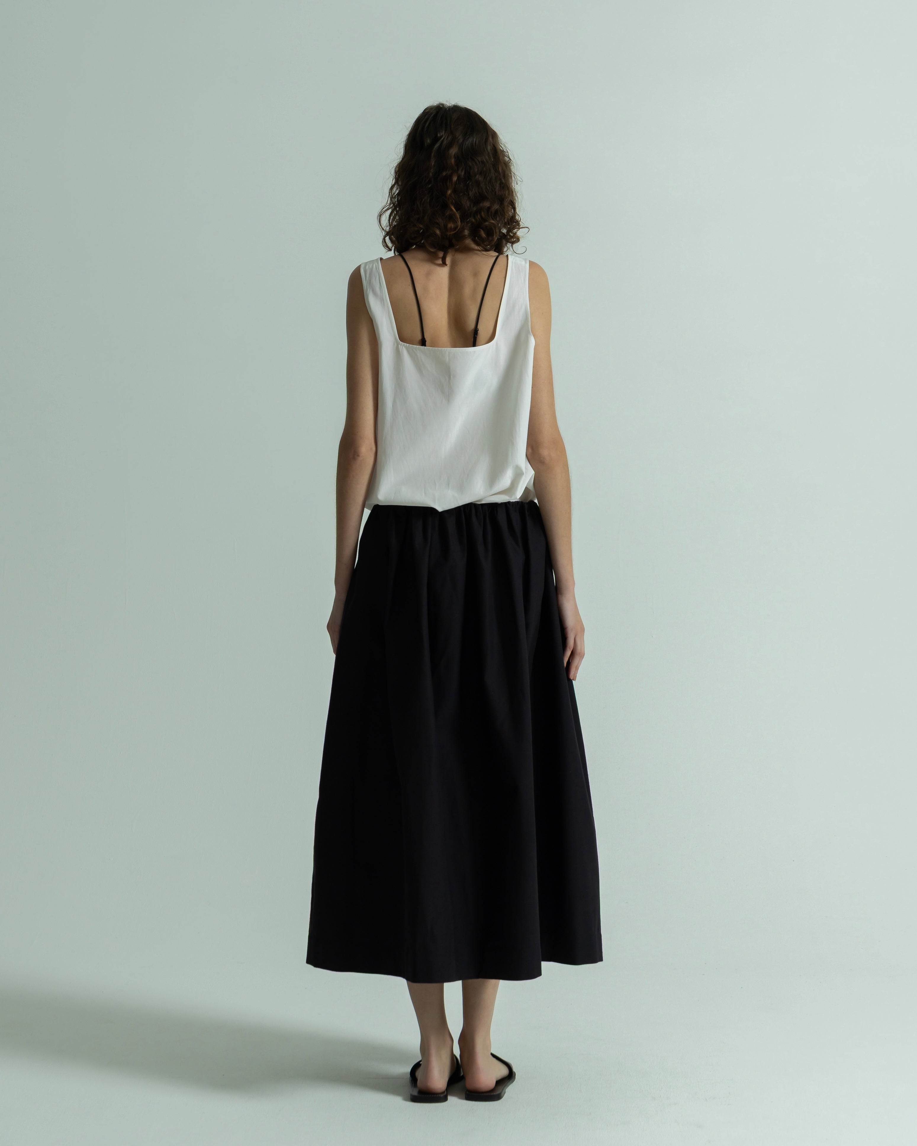 最終価格　Yoli Cotton gather skirt Yoli ヨリ Cotton gather skirt コットンギャザースカート