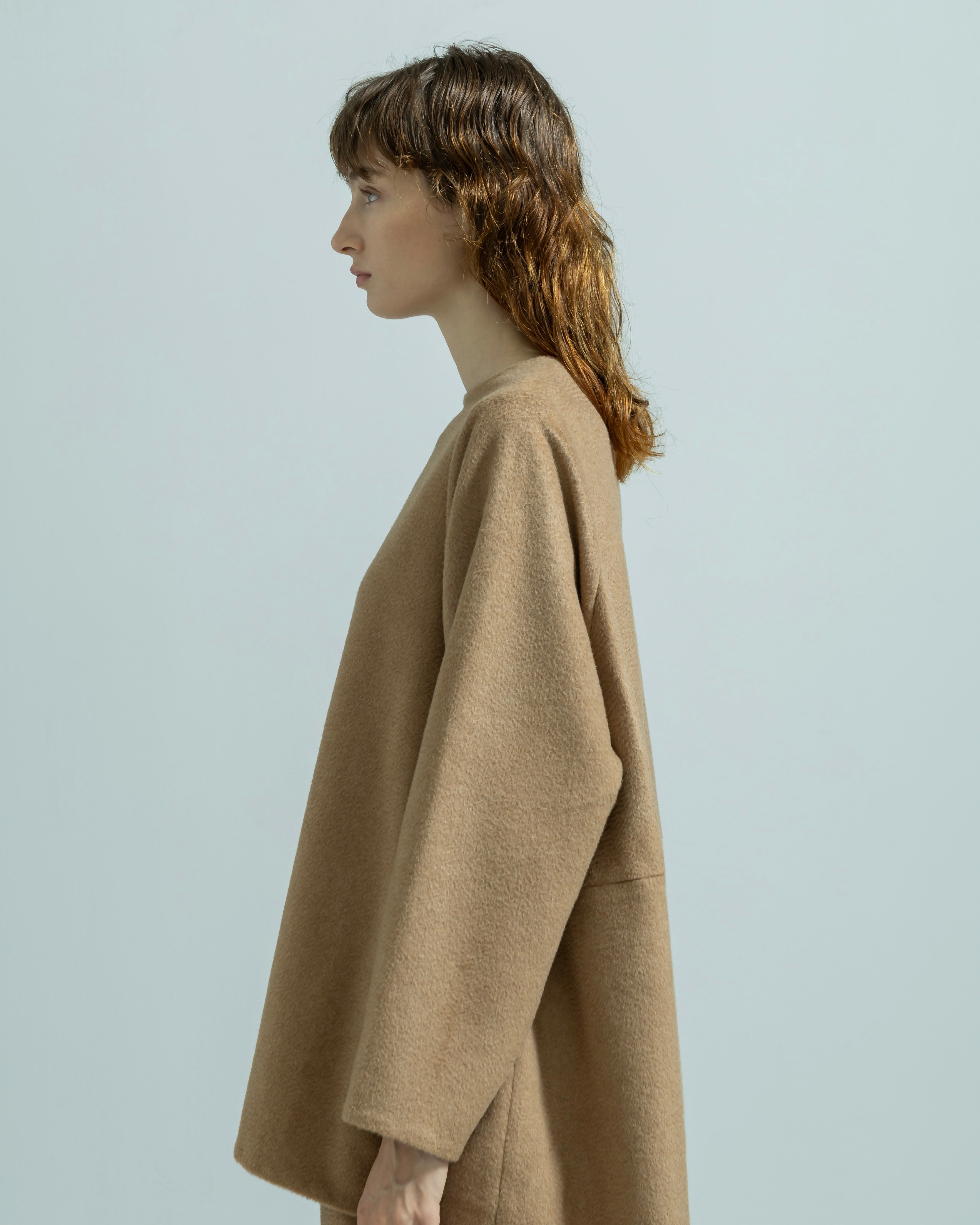 CAMEL WOOL RELAX PULLOVER（キャメルウールリラックスプルオーバー）｜BIYOMA（ビヨーマ）OFFICIAL ONLINE STORE