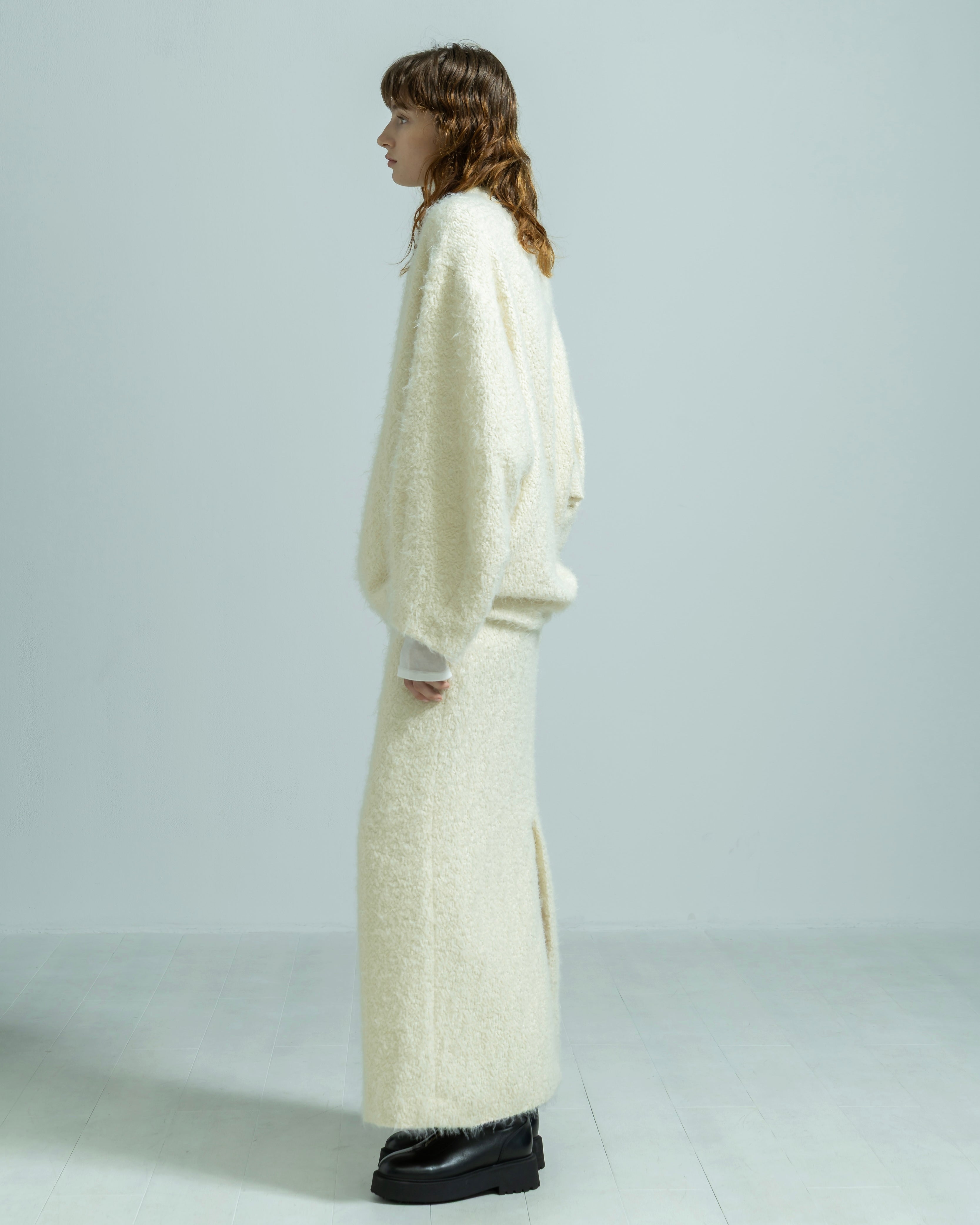 FLUFFY HAIR JACQUARD SKIRT（フラッフィーヘアジャガードスカート）｜BIYOMA（ビヨーマ）OFFICIAL ONLINE STORE