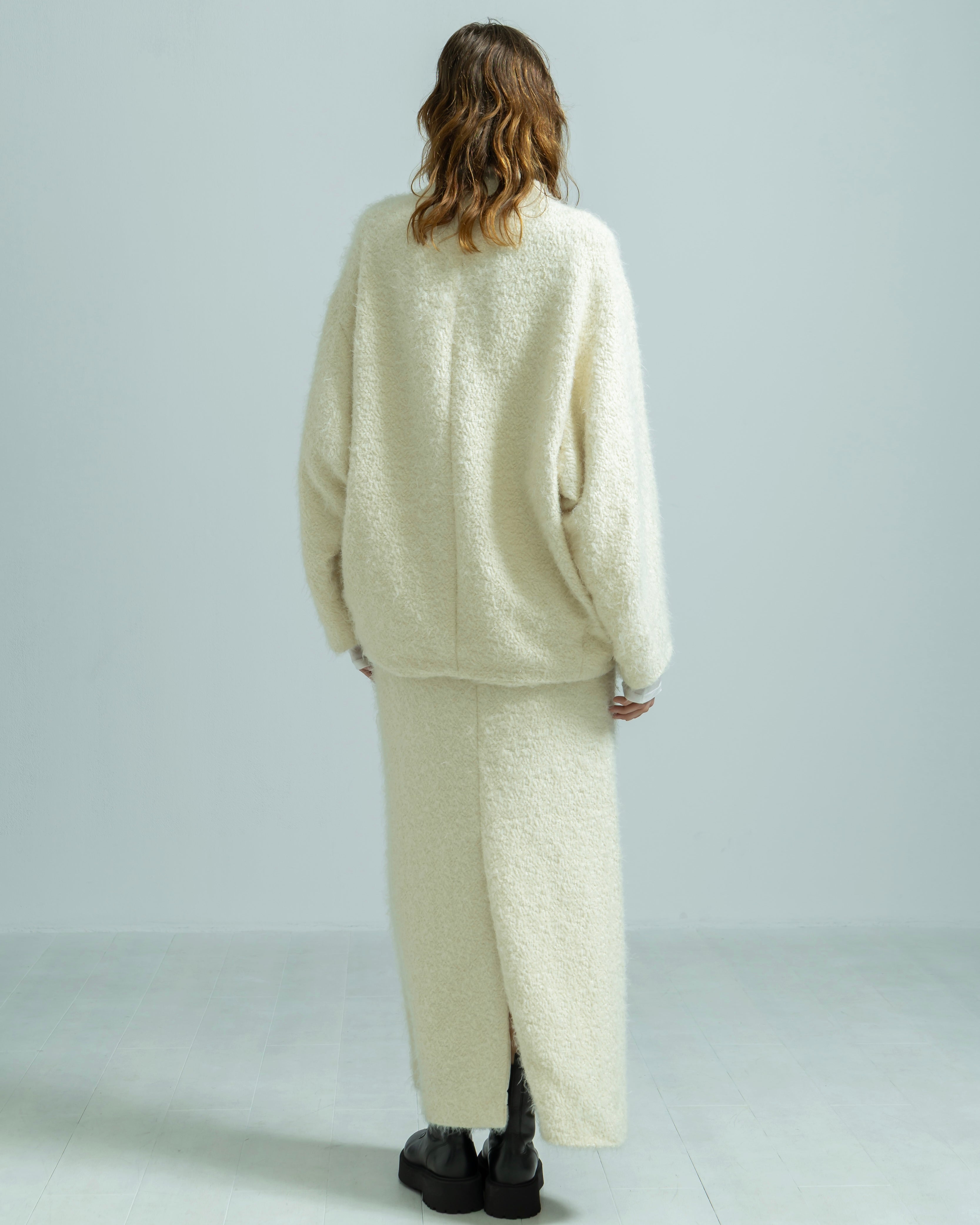 FLUFFY HAIR JACQUARD SKIRT（フラッフィーヘアジャガードスカート）｜BIYOMA（ビヨーマ）OFFICIAL ONLINE STORE