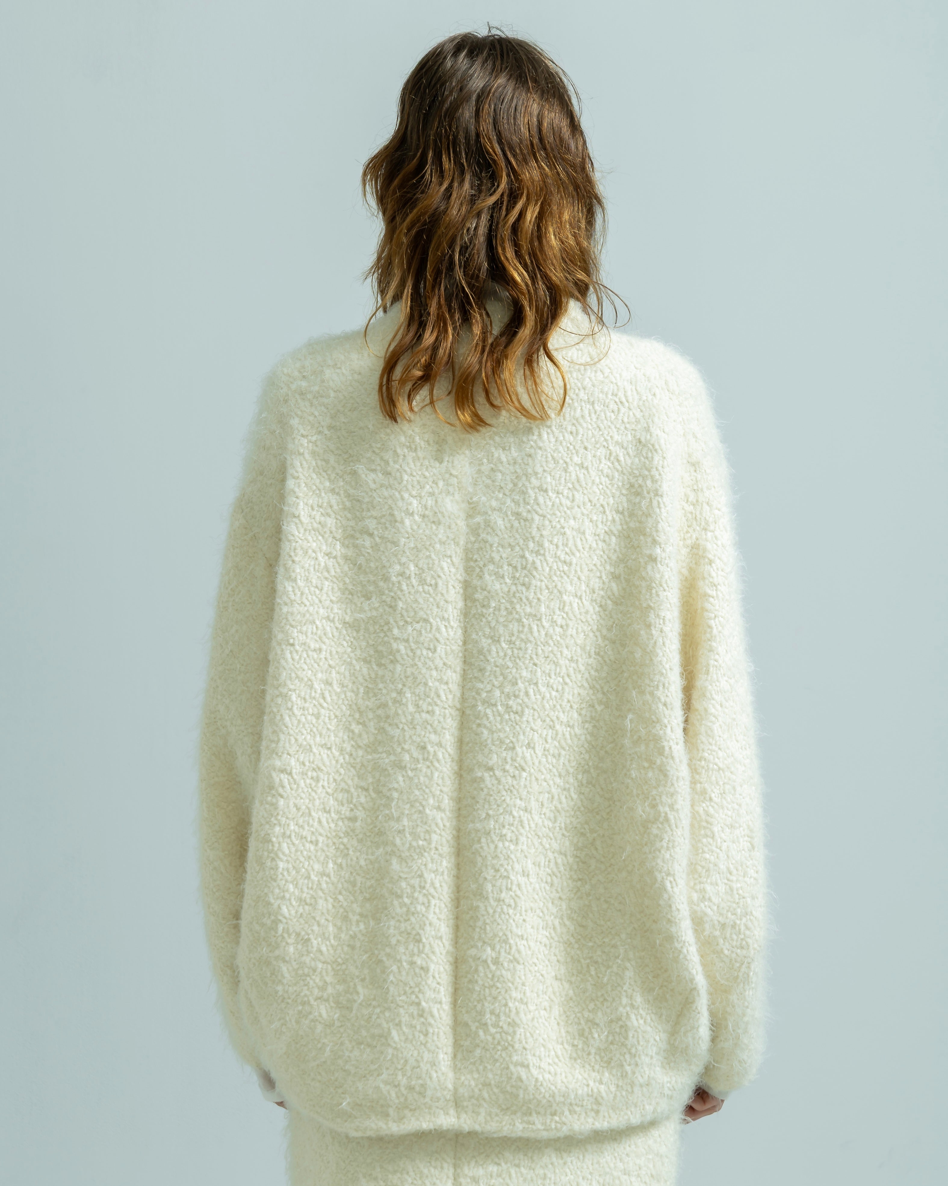 FLUFFY HAIR JACQUARD PULLOVER（フラッフィーヘアジャガードプルオーバー）｜BIYOMA（ビヨーマ）OFFICIAL ONLINE STORE
