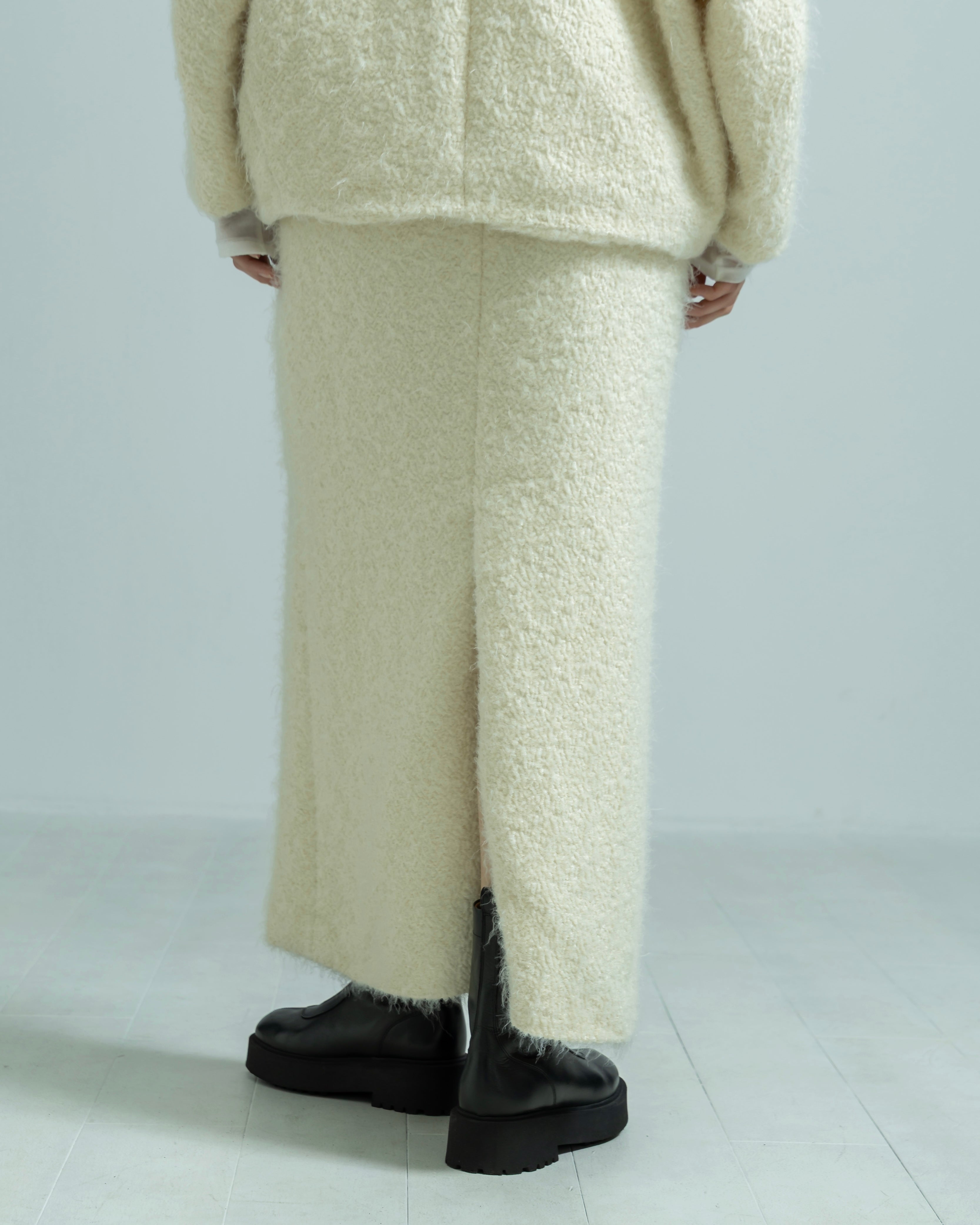 FLUFFY HAIR JACQUARD SKIRT（フラッフィーヘアジャガードスカート）｜BIYOMA（ビヨーマ）OFFICIAL ONLINE STORE