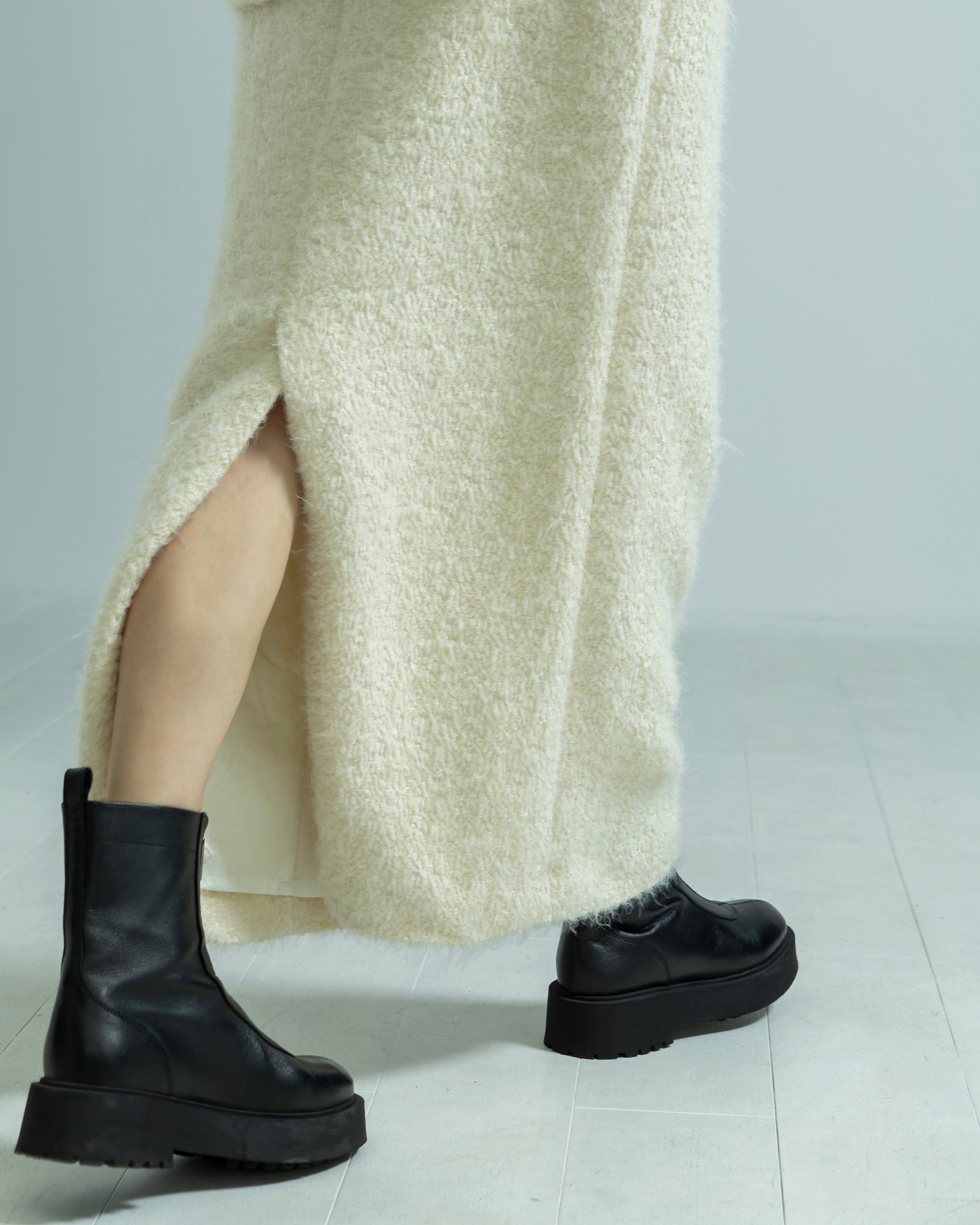 FLUFFY HAIR JACQUARD SKIRT（フラッフィーヘアジャガードスカート）｜BIYOMA（ビヨーマ）OFFICIAL ONLINE STORE