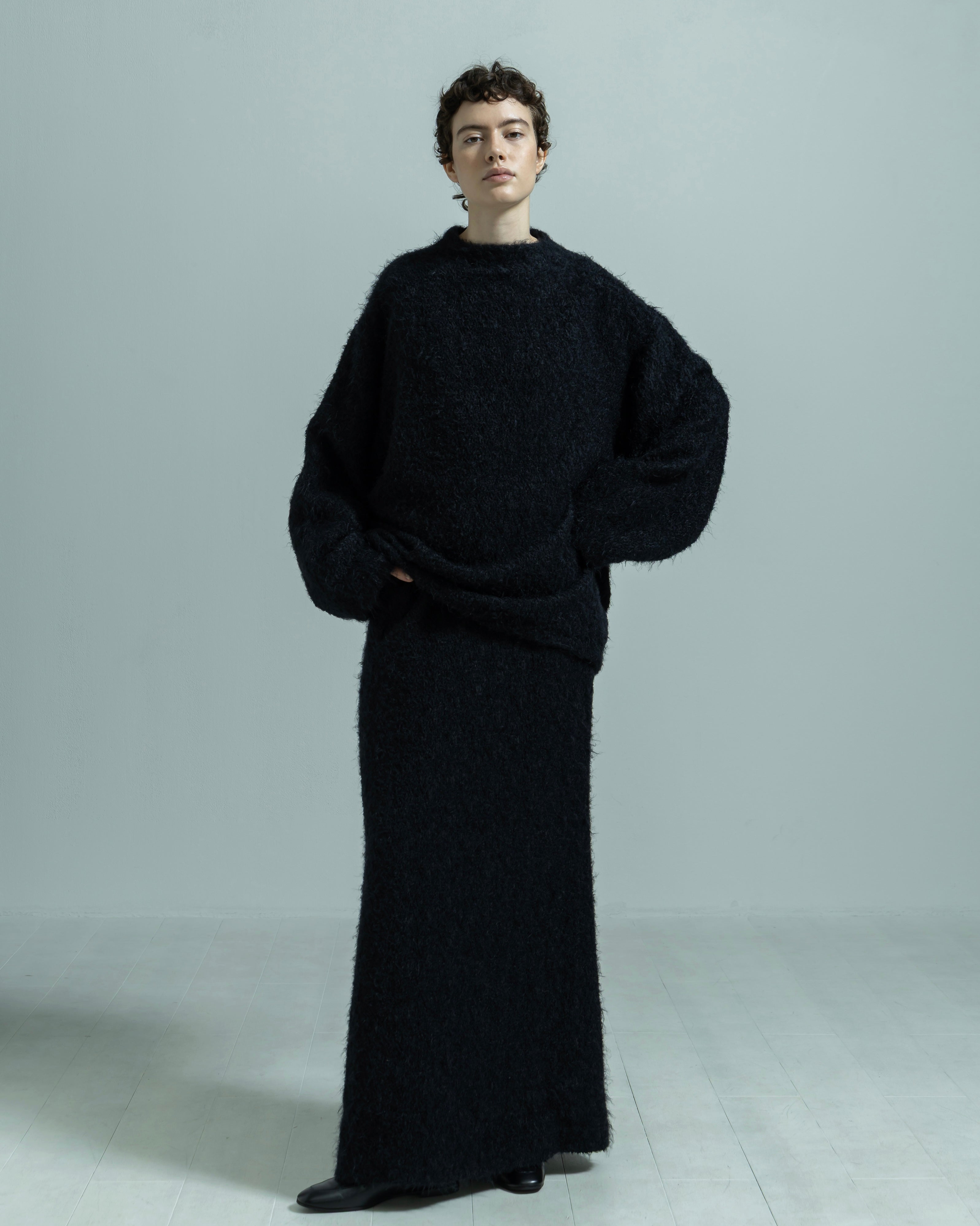 FLUFFY HAIR JACQUARD SKIRT（フラッフィーヘアジャガードスカート）｜BIYOMA（ビヨーマ）OFFICIAL ONLINE STORE