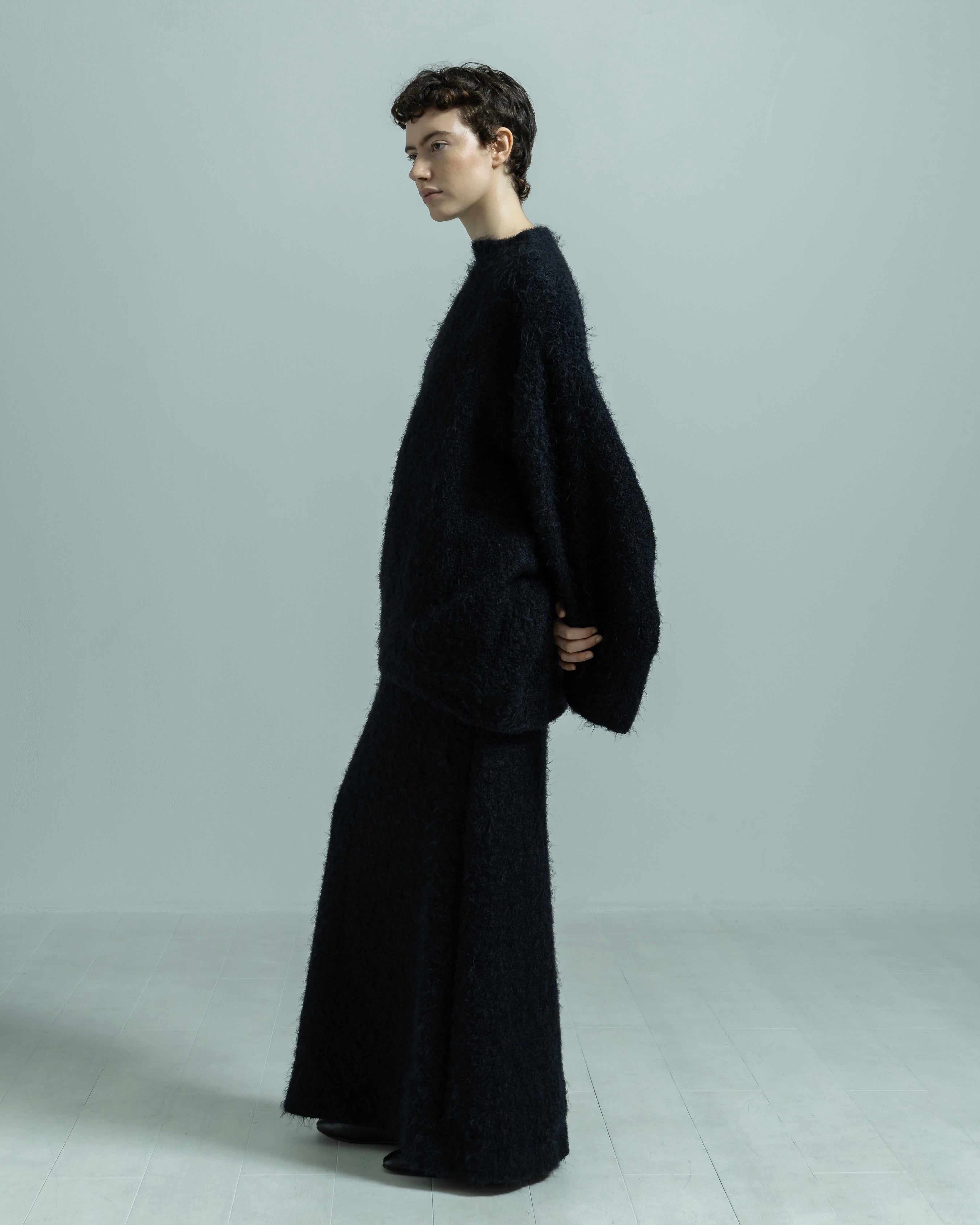 FLUFFY HAIR JACQUARD PULLOVER（フラッフィーヘアジャガードプルオーバー）｜BIYOMA（ビヨーマ）OFFICIAL ONLINE STORE