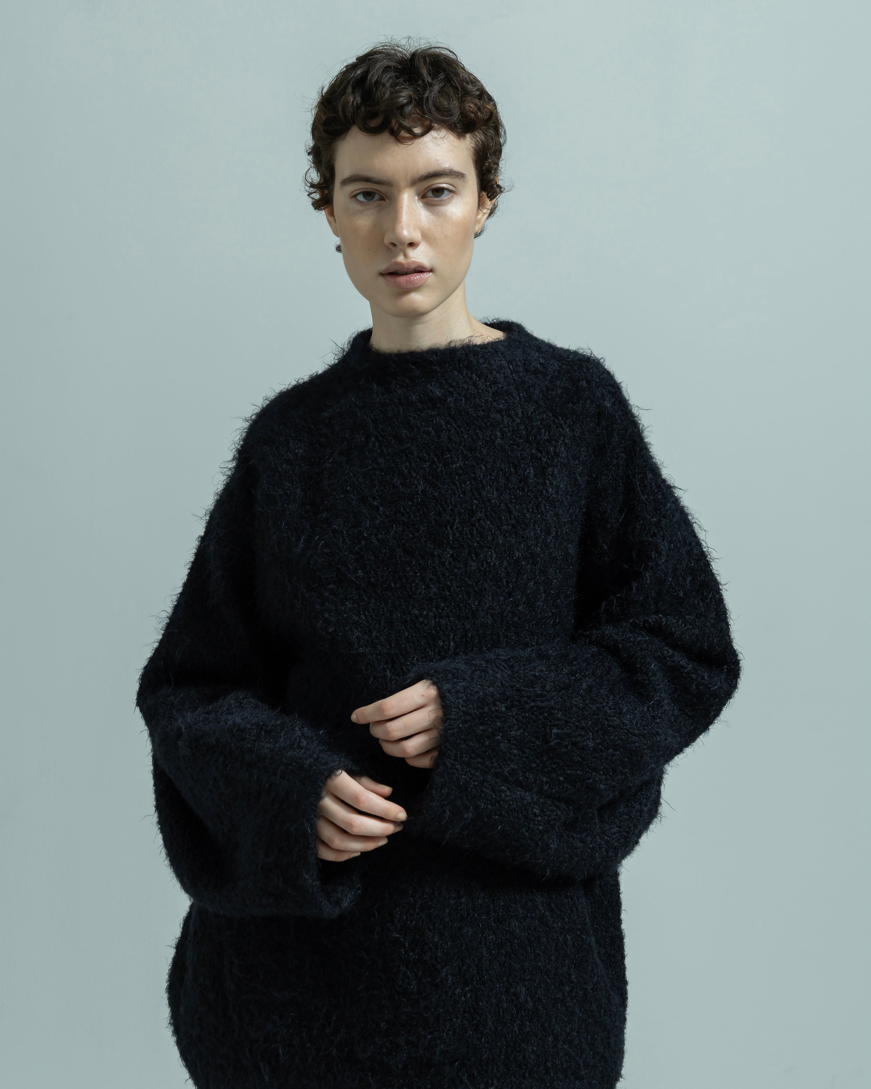 FLUFFY HAIR JACQUARD PULLOVER（フラッフィーヘアジャガードプルオーバー）｜BIYOMA（ビヨーマ）OFFICIAL ONLINE STORE