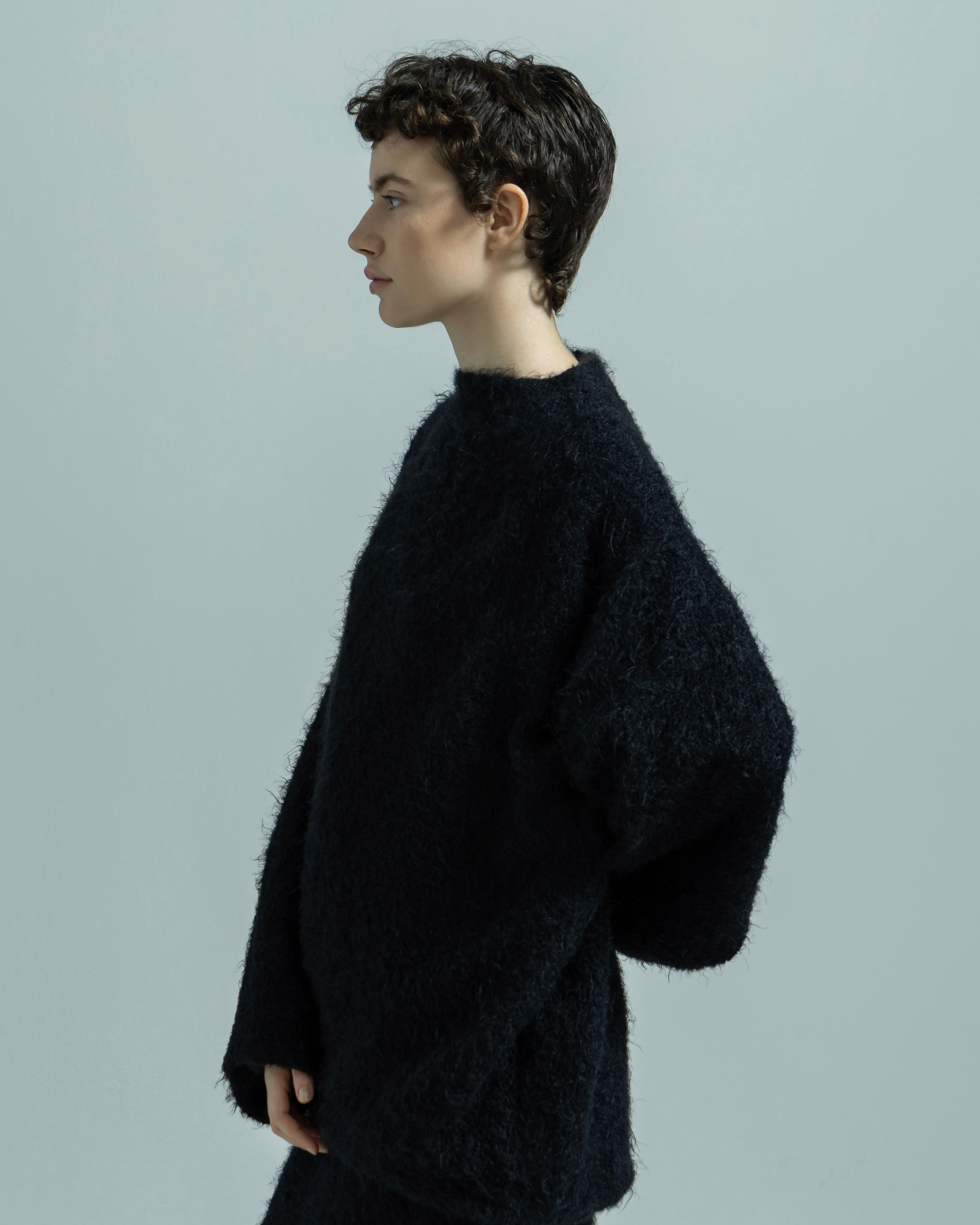 FLUFFY HAIR JACQUARD PULLOVER（フラッフィーヘアジャガードプルオーバー）｜BIYOMA（ビヨーマ）OFFICIAL ONLINE STORE