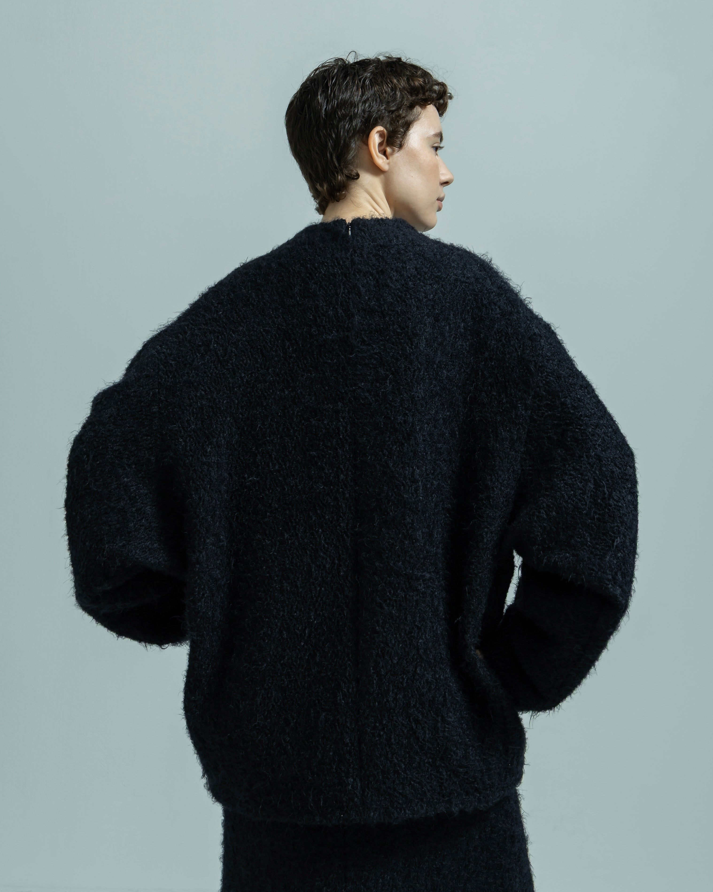 FLUFFY HAIR JACQUARD PULLOVER（フラッフィーヘアジャガードプルオーバー）｜BIYOMA（ビヨーマ）OFFICIAL ONLINE STORE