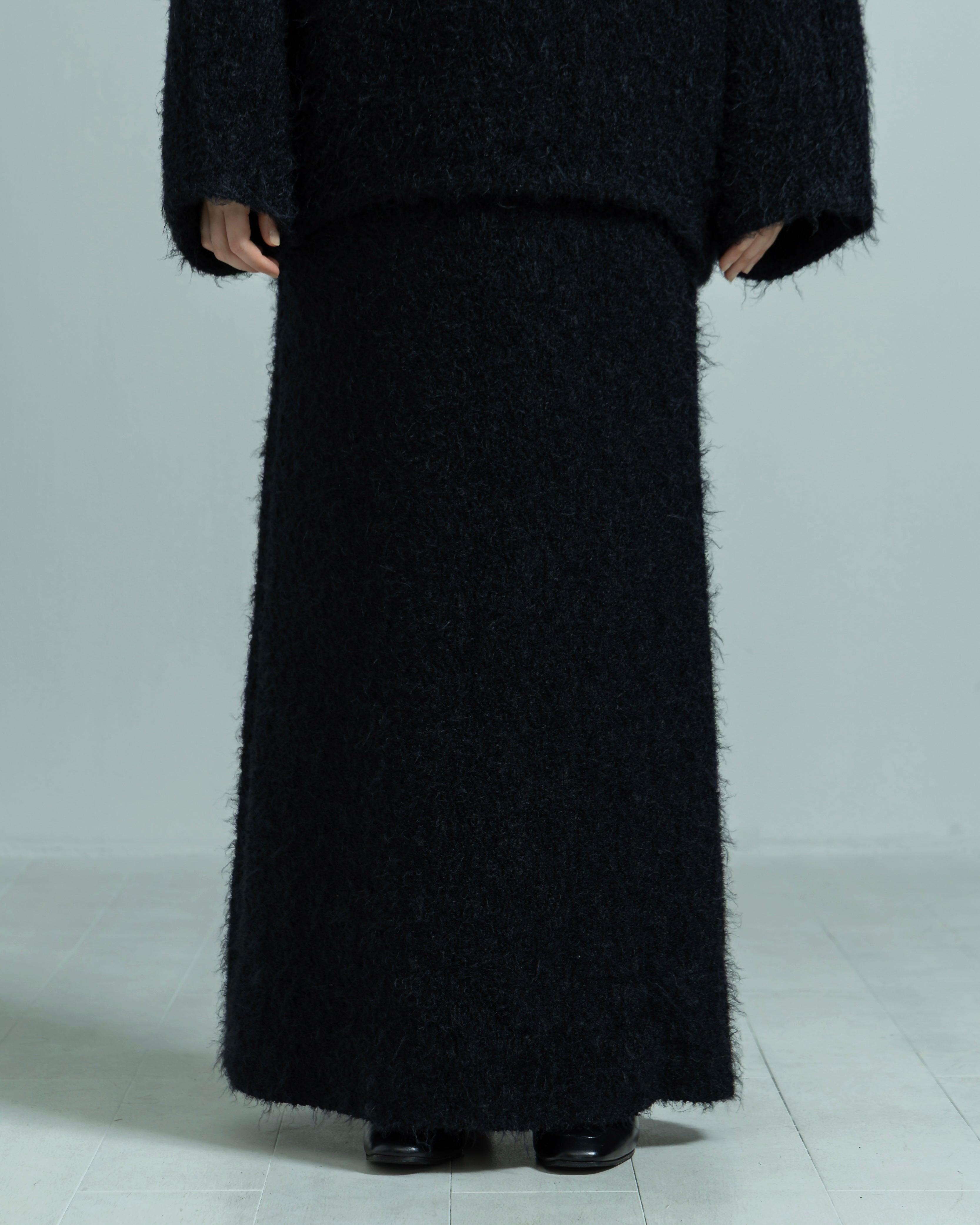 FLUFFY HAIR JACQUARD SKIRT（フラッフィーヘアジャガードスカート）｜BIYOMA（ビヨーマ）OFFICIAL ONLINE STORE