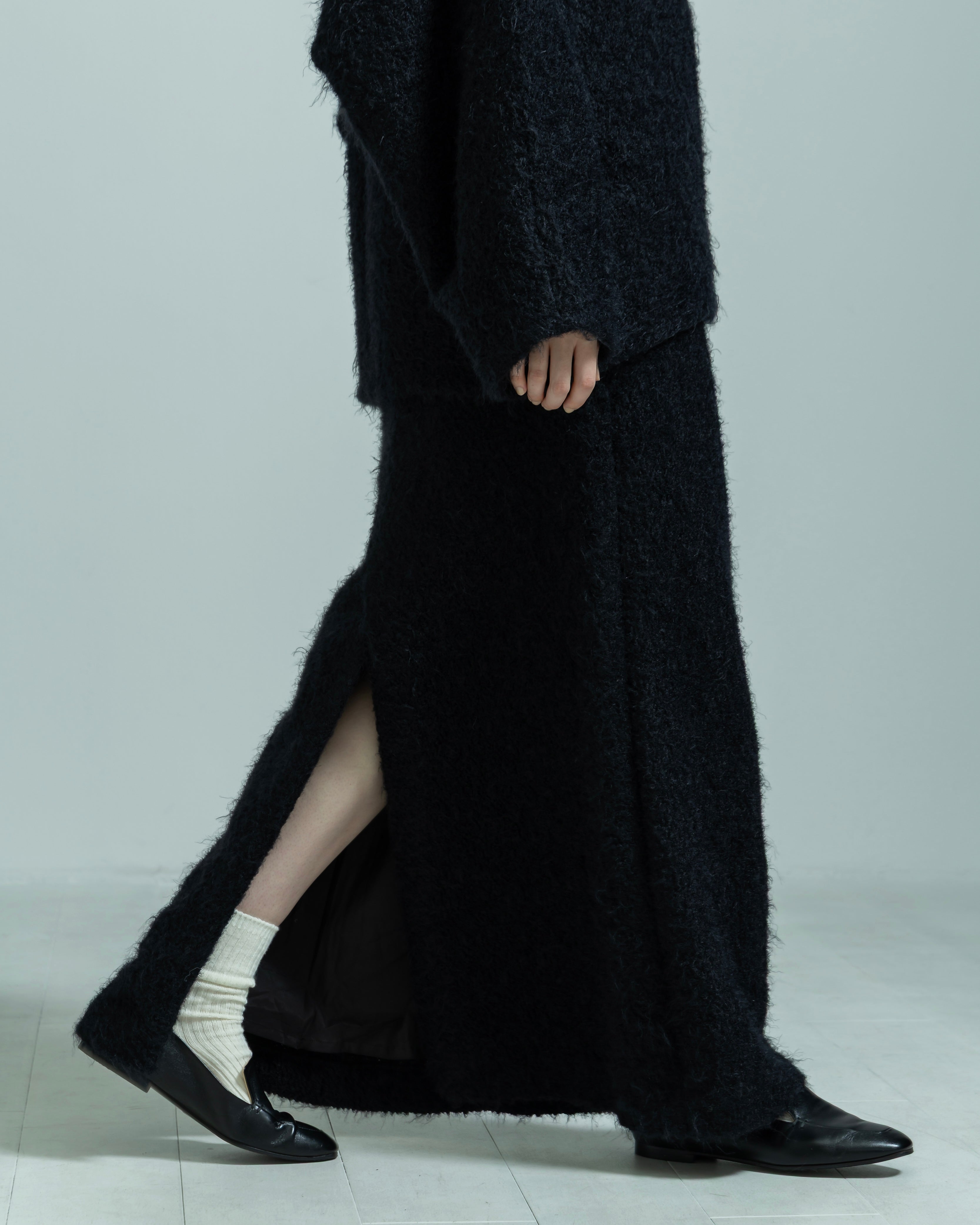 FLUFFY HAIR JACQUARD SKIRT（フラッフィーヘアジャガードスカート）｜BIYOMA（ビヨーマ）OFFICIAL ONLINE STORE