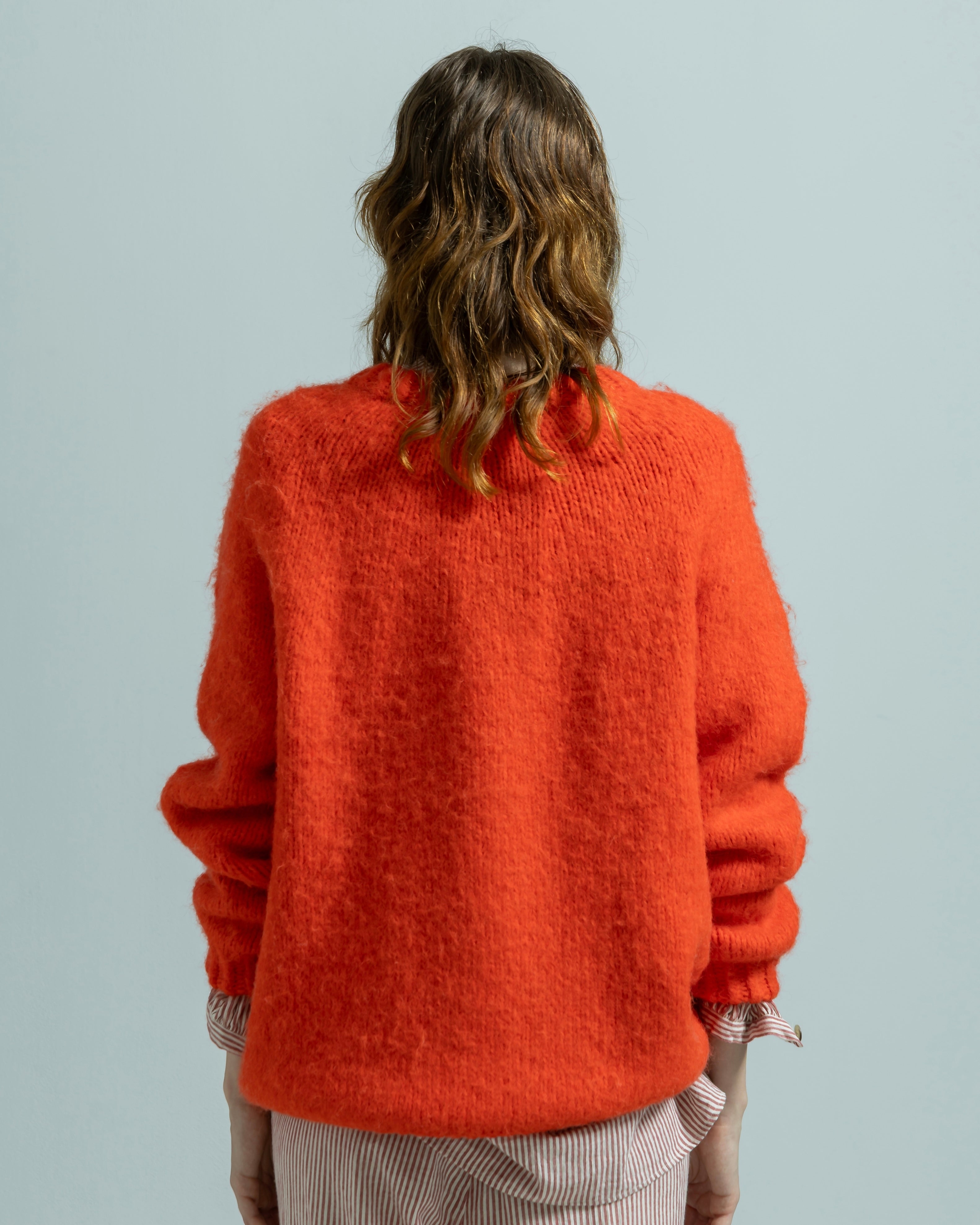 NYLON ACRYLIC HAND KNIT PULLOVER（ナイロンアクリルニットハンドニットプルオーバー）｜BIYOMA（ビヨーマ）OFFICIAL ONLINE STORE