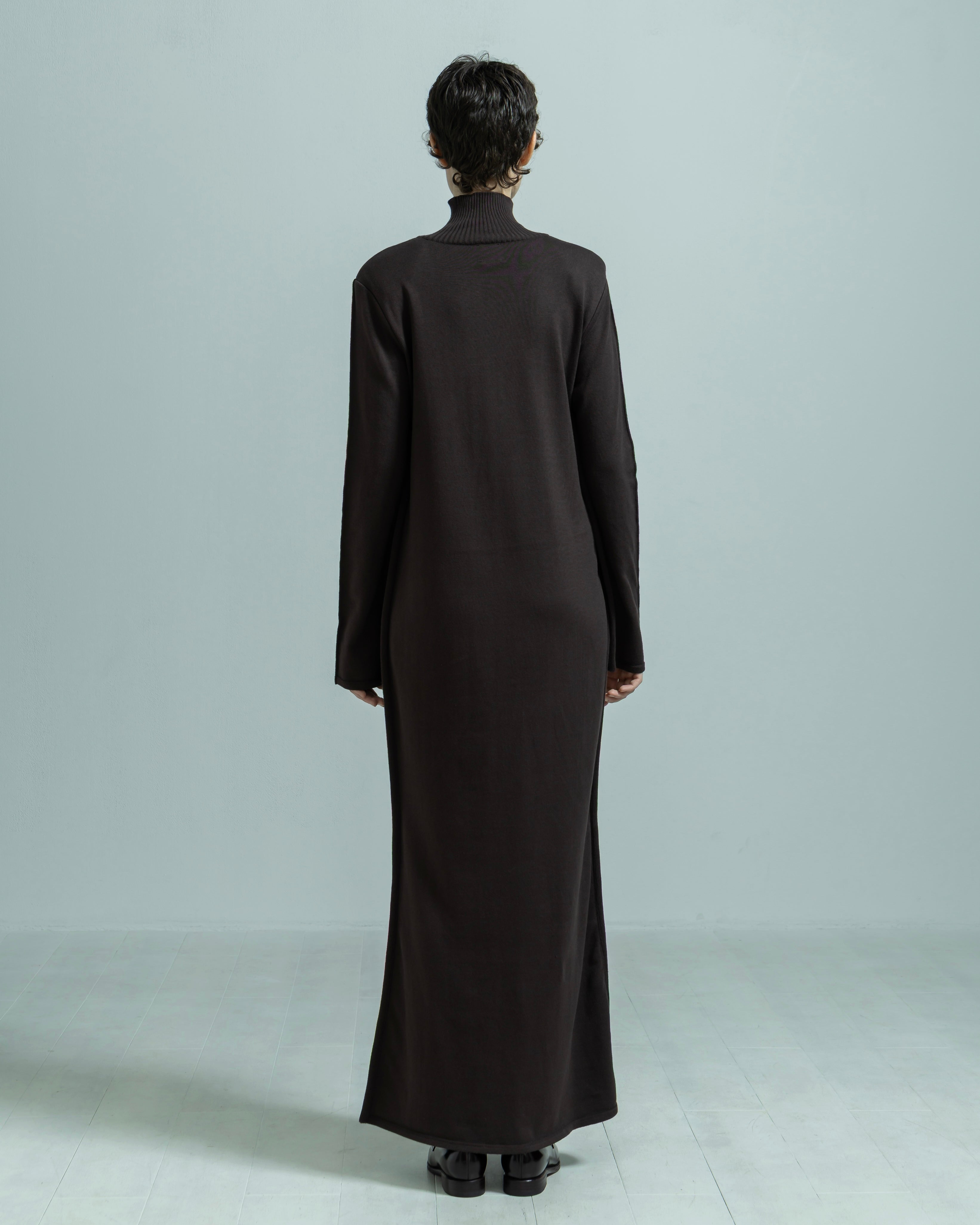 COTTON SILK LONG KNIT DRESS（コットンシルクロングニットドレス