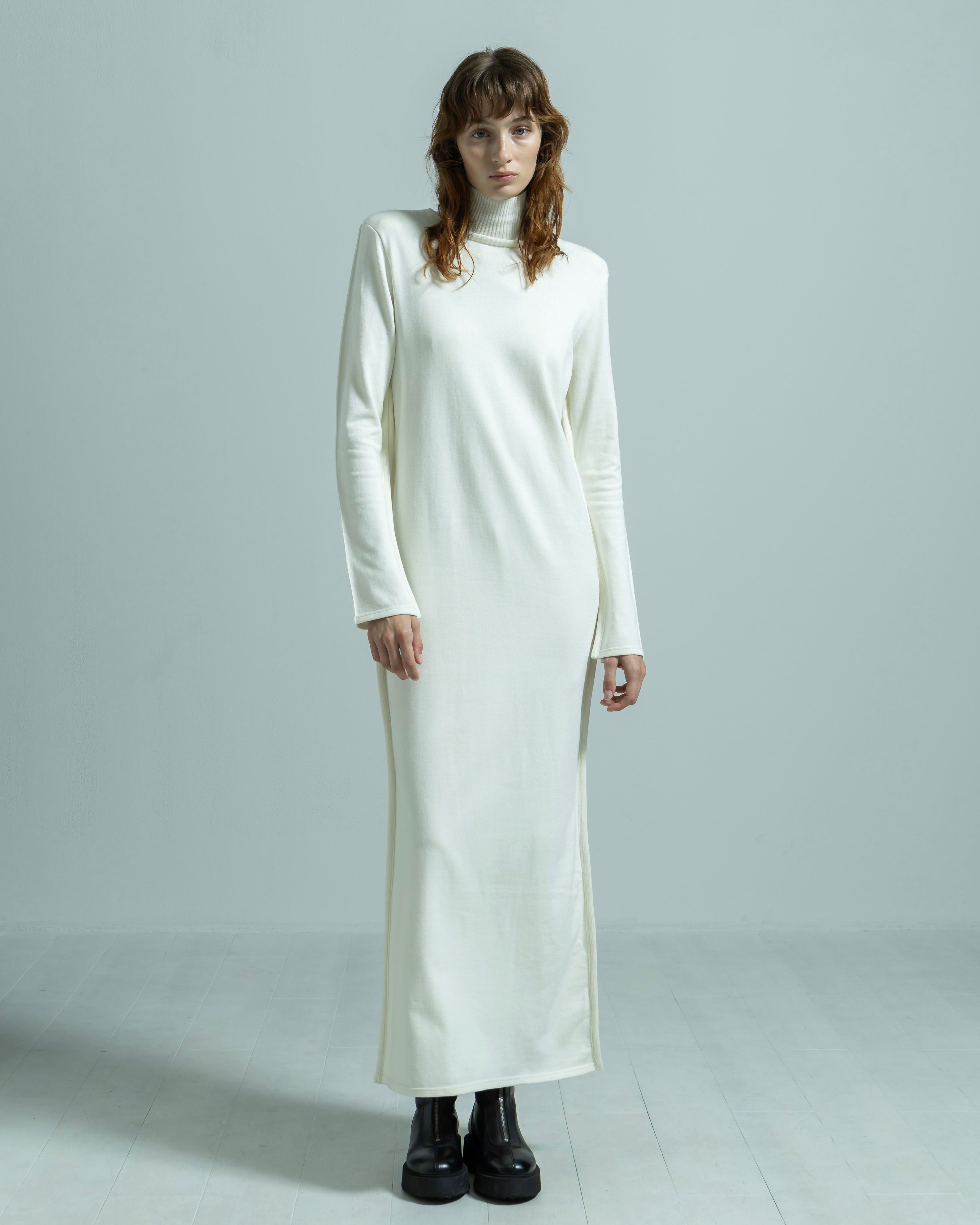 COTTON SILK LONG KNIT DRESS（コットンシルクロングニットドレス